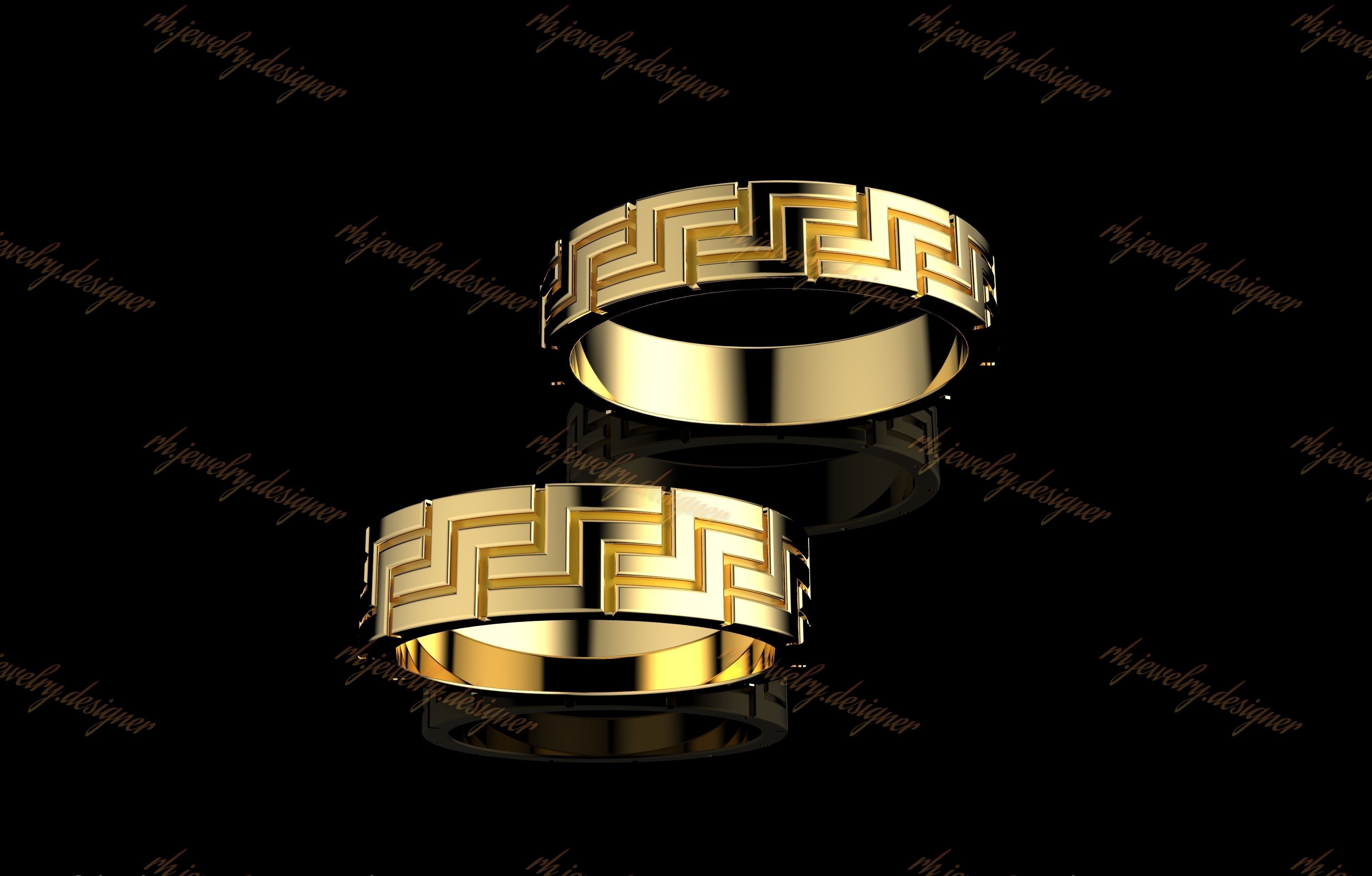 Gold N1092 3D print model_2