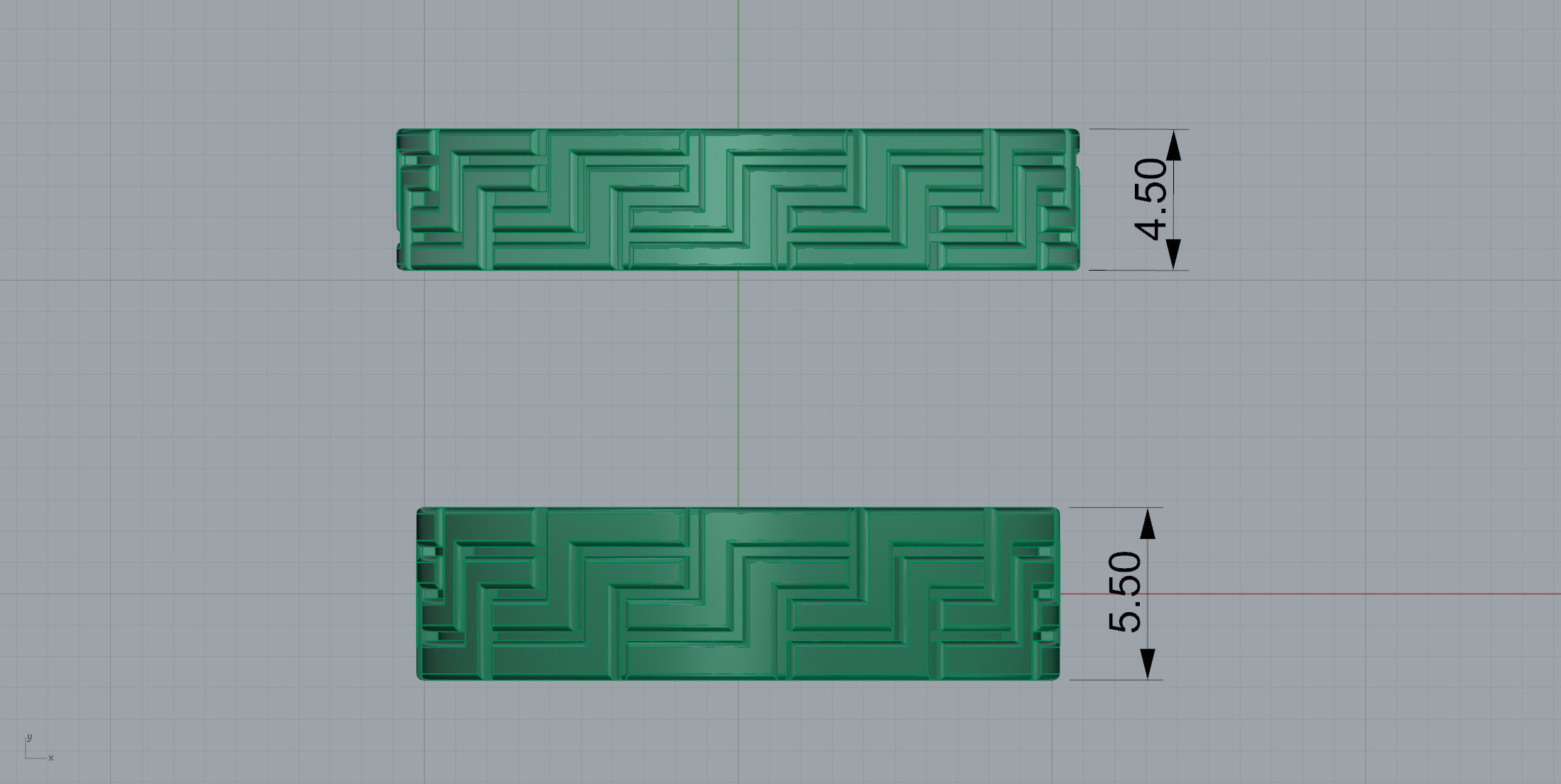 Gold N1092 3D print model_8