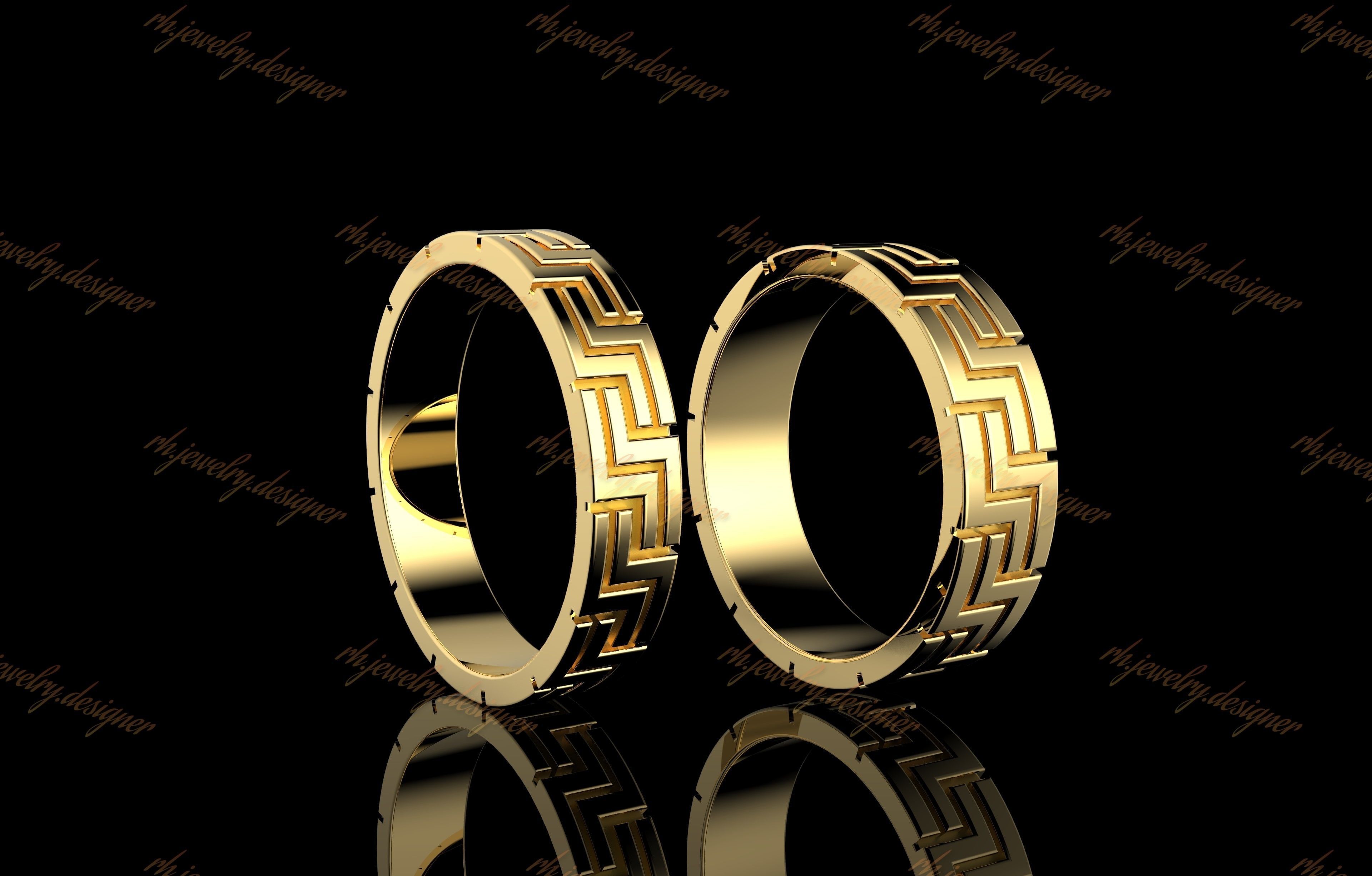 Gold N1092 3D print model_4