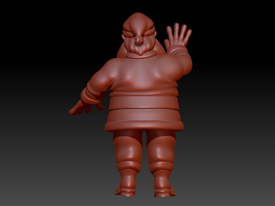SANTA GREETINGS 3D print model_3