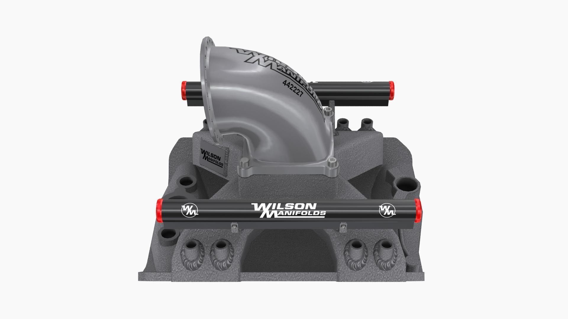 Wilson ProFiler intake manifold Low-poly 3D model_3