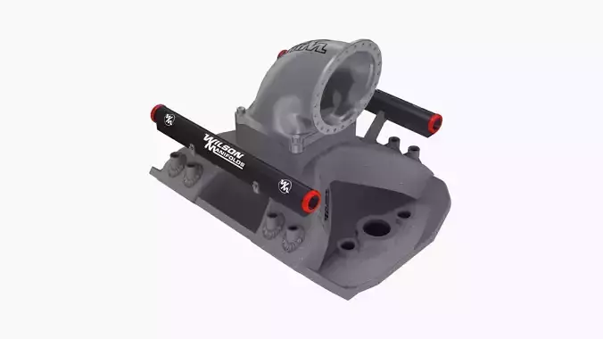 Wilson ProFiler intake manifold Low-poly 3D model