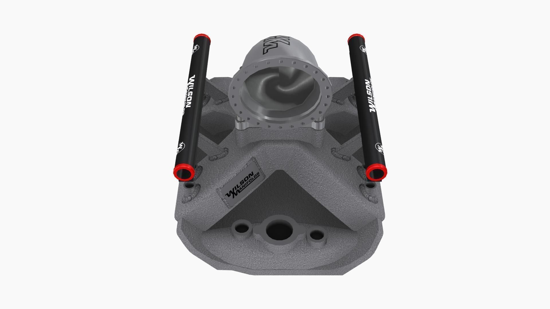 Wilson ProFiler intake manifold Low-poly 3D model_1