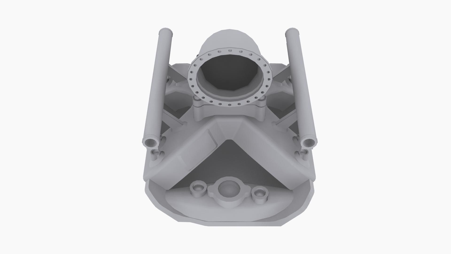 Wilson ProFiler intake manifold Low-poly 3D model_8
