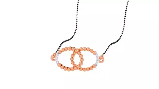 Beads Light Weight Diamond Necklace renders 3dm stl details 