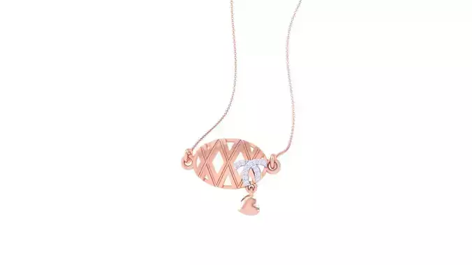 Light Weight Diamond Necklace renders 3dm stl details