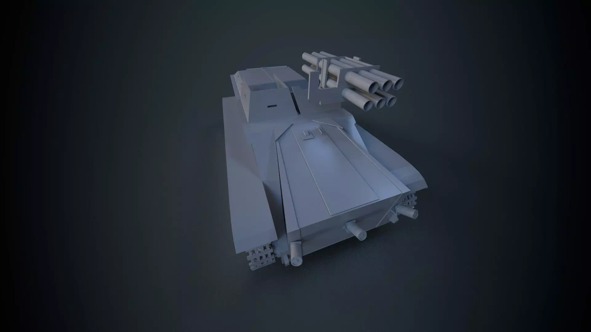 sdkfz301 Borgward IV panzerjager Wanze Tank destroyer Low-poly 3D model_0