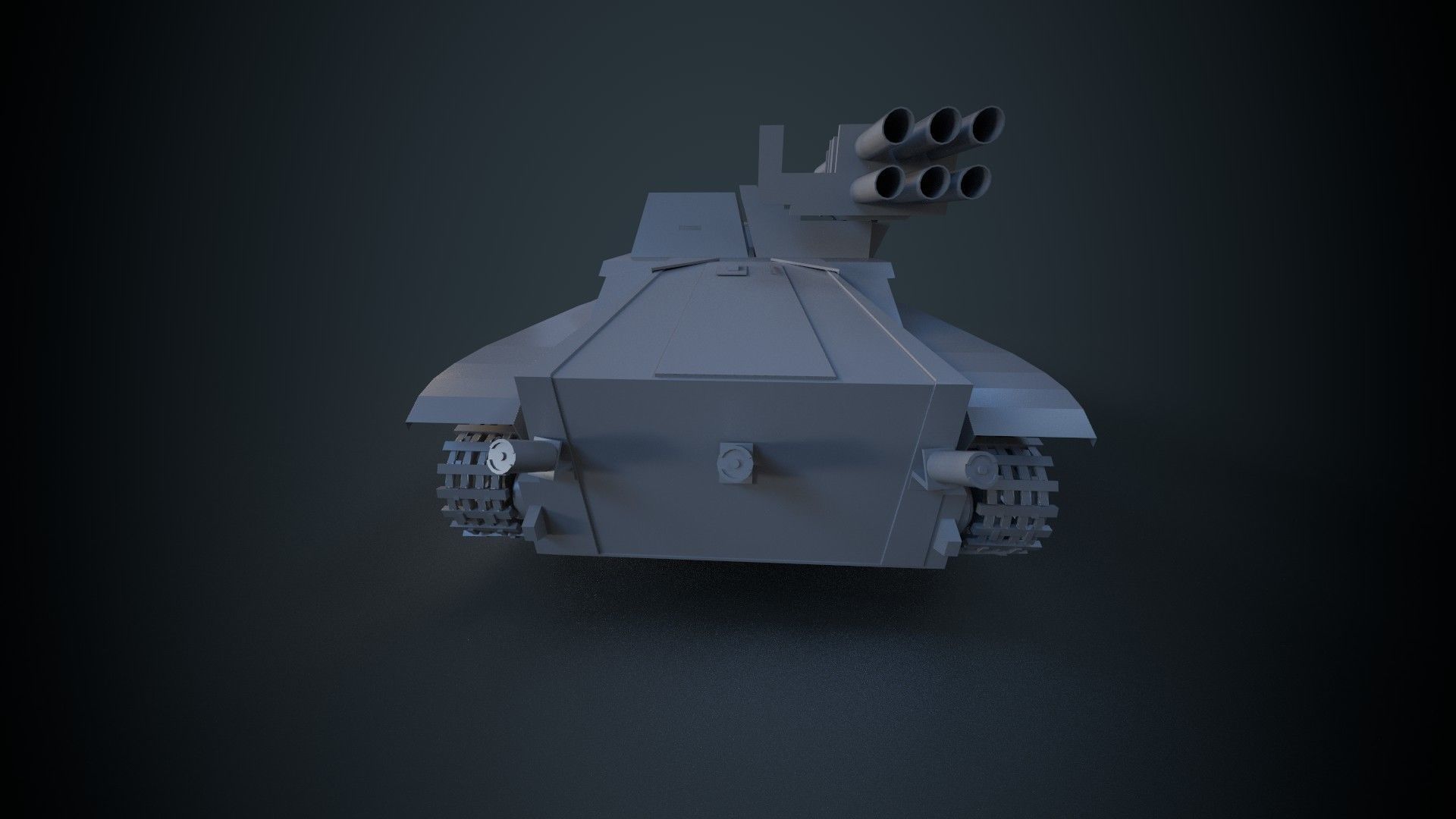 sdkfz301 Borgward IV panzerjager Wanze Tank destroyer Low-poly 3D model_7