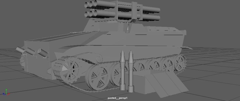 sdkfz301 Borgward IV panzerjager Wanze Tank destroyer Low-poly 3D model_15