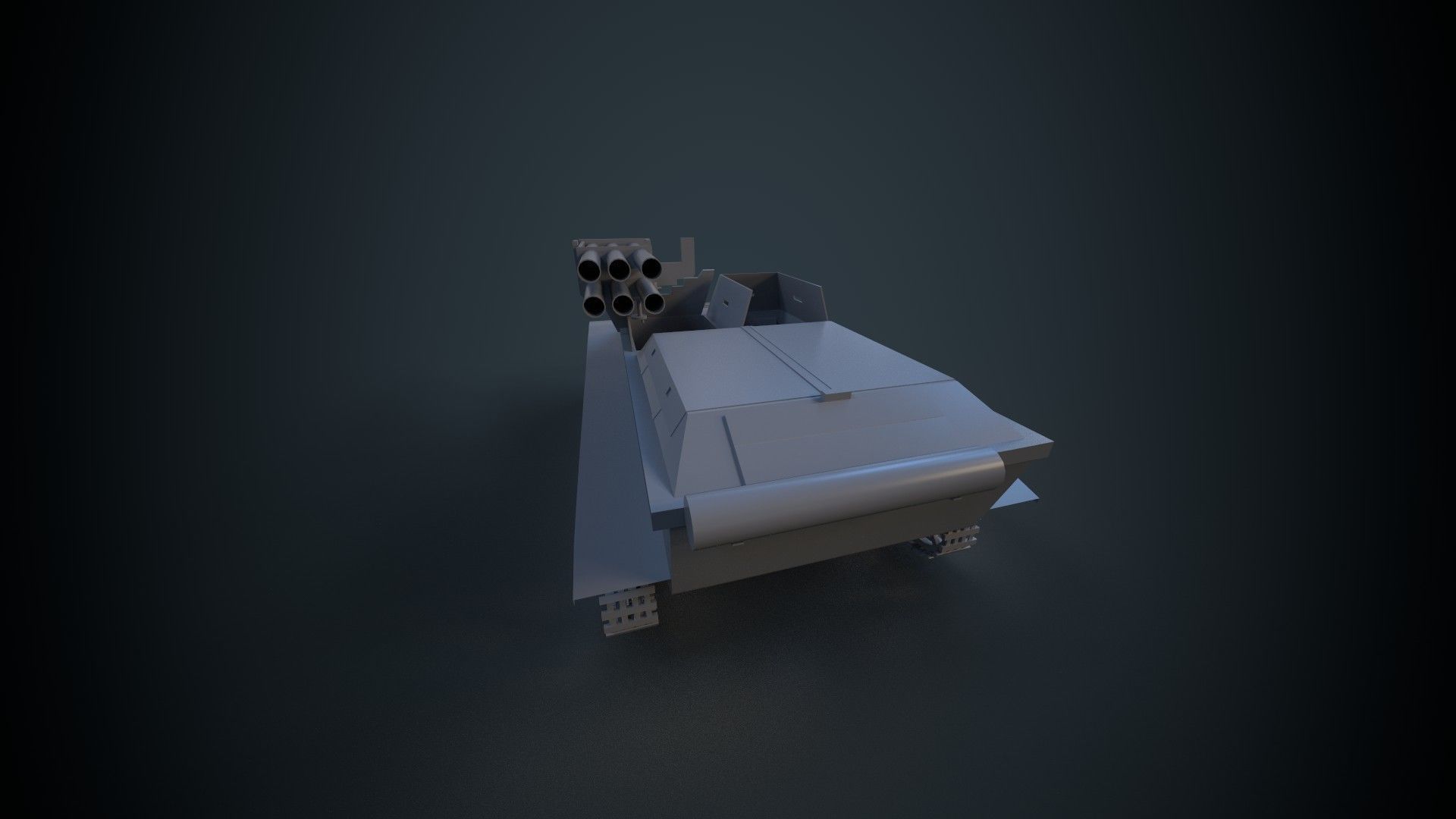 sdkfz301 Borgward IV panzerjager Wanze Tank destroyer Low-poly 3D model_3