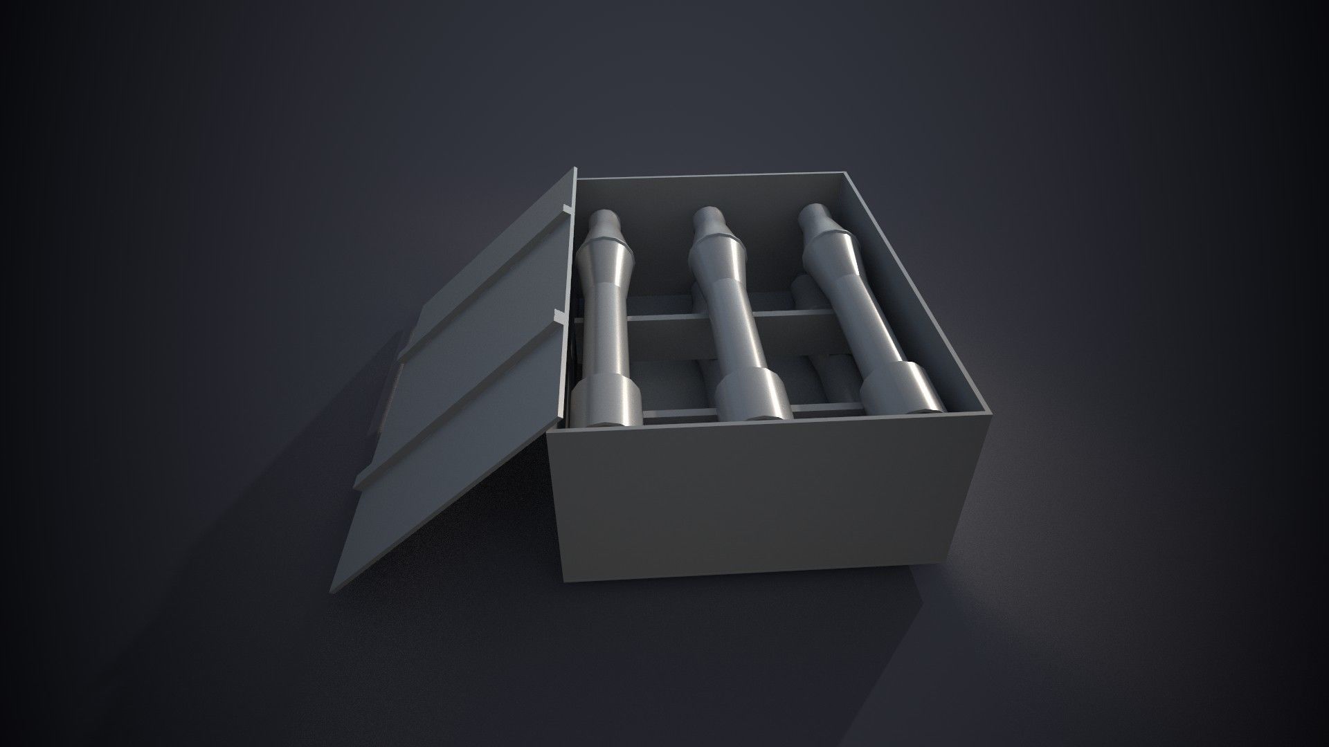 sdkfz301 Borgward IV panzerjager Wanze Tank destroyer Low-poly 3D model_9