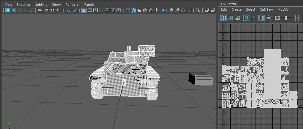 sdkfz301 Borgward IV panzerjager Wanze Tank destroyer Low-poly 3D model_14