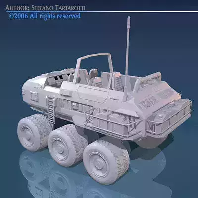 Desert rover with wheels