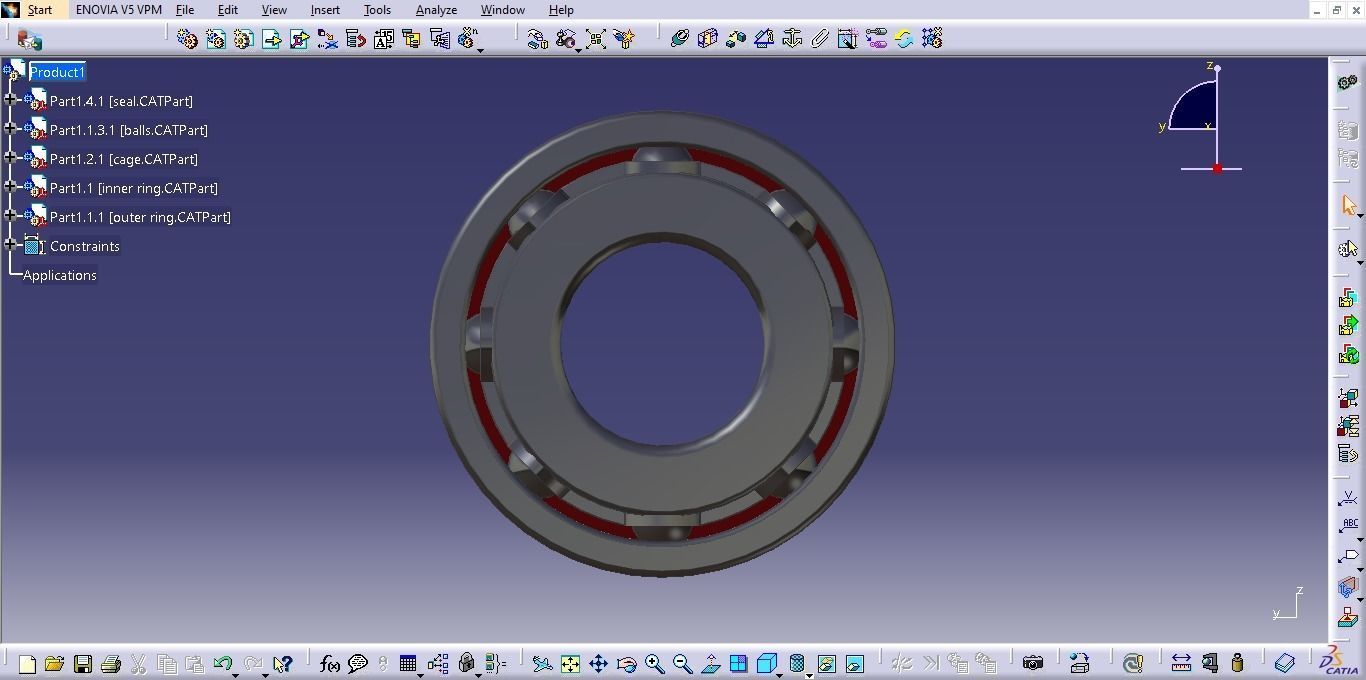 Bearing 3D model_2