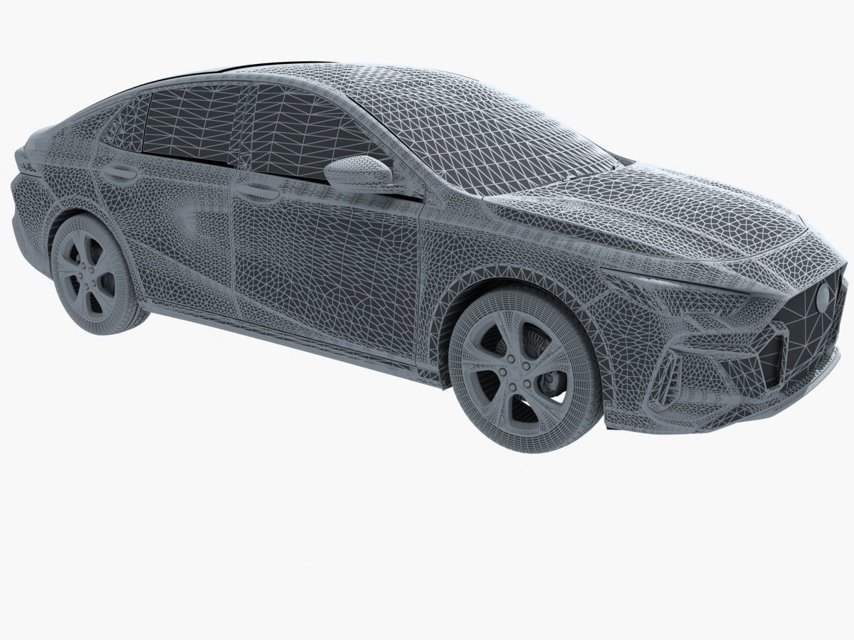 Electric Car Chassis X-Ray 3D model_6