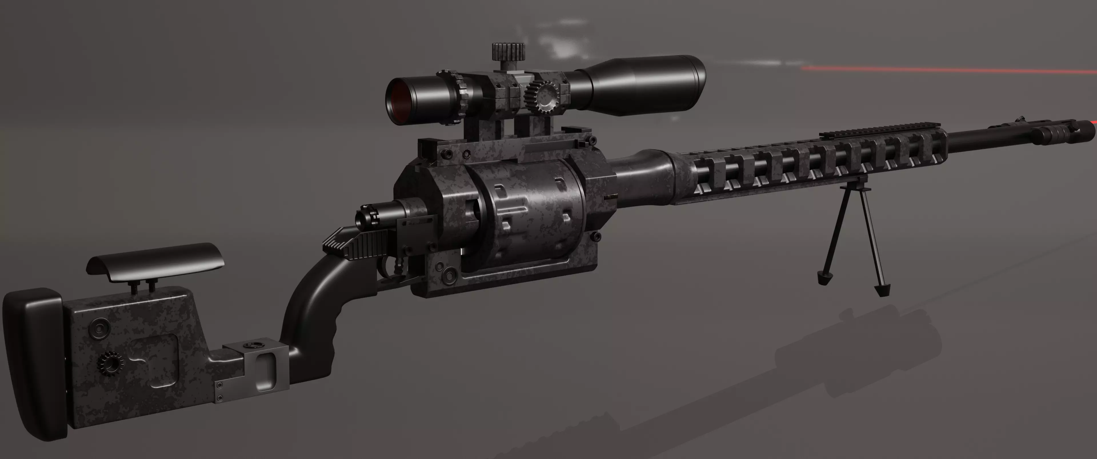 sniper Free 3D model