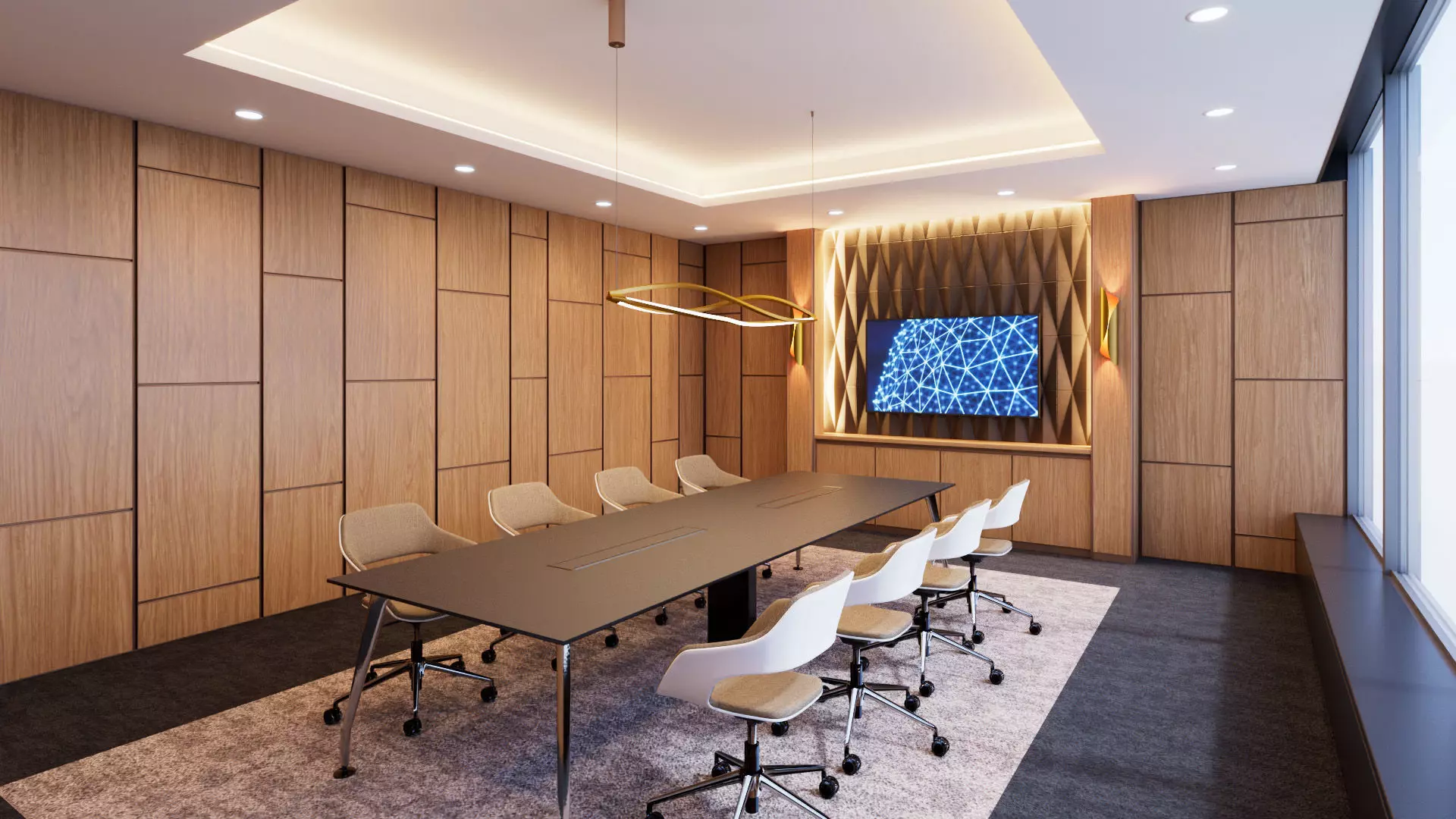 Conference Room PBR 3D model