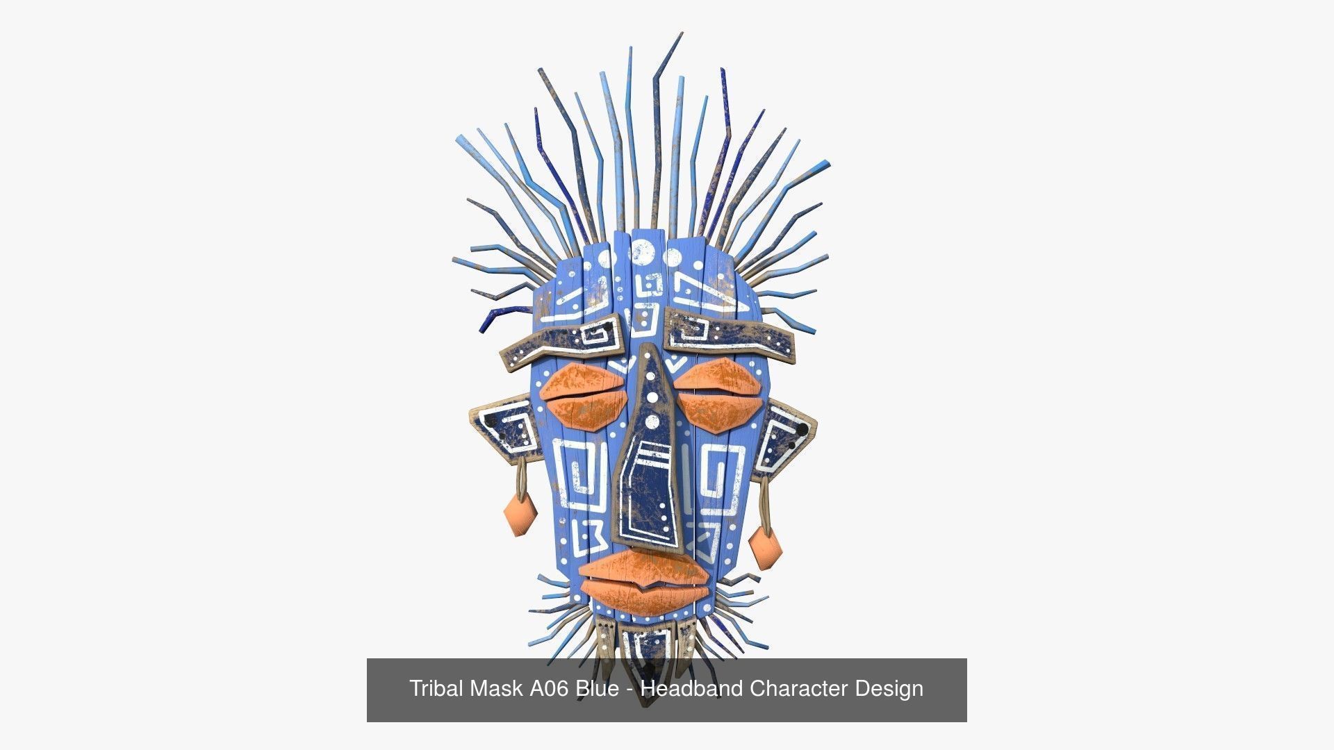 10 Tribal Masks AJ Collection - Costume Character Design _1