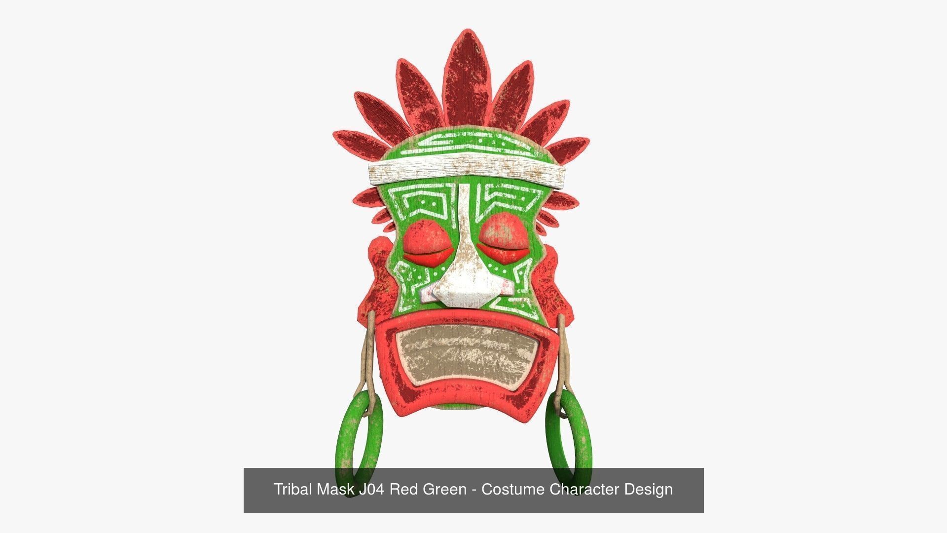 10 Tribal Masks AJ Collection - Costume Character Design _10