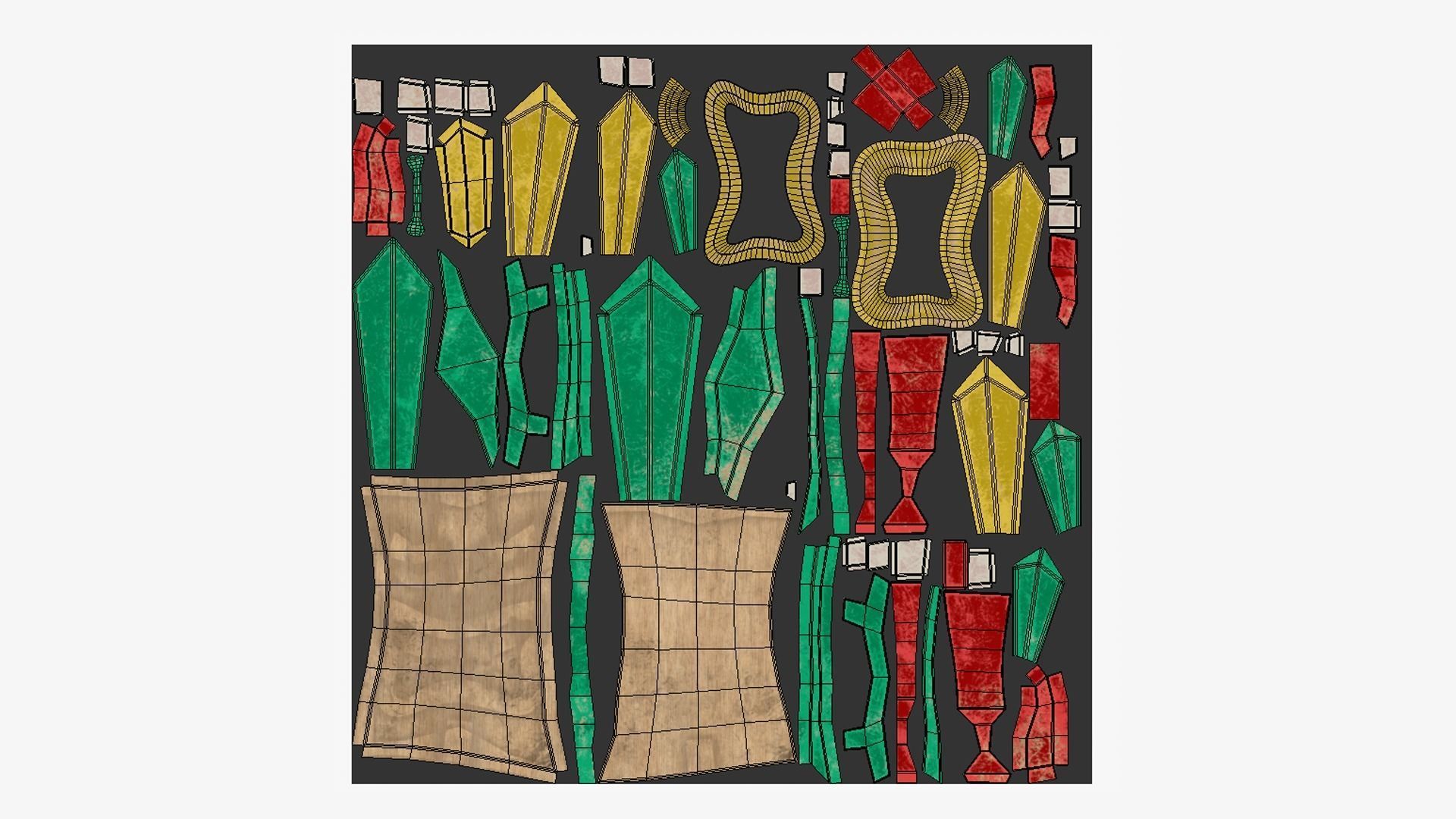 10 Tribal Masks AJ Collection - Costume Character Design _96