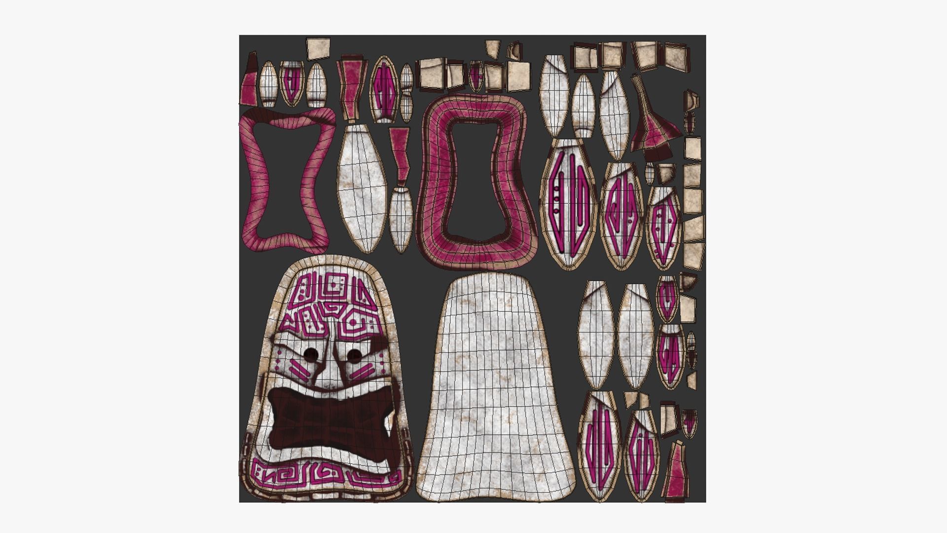 10 Tribal Masks AJ Collection - Costume Character Design _98