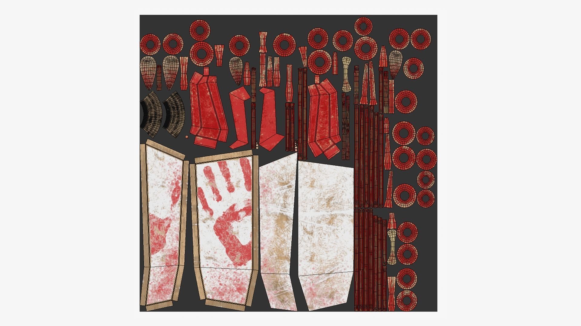 10 Tribal Masks AJ Collection - Costume Character Design _100