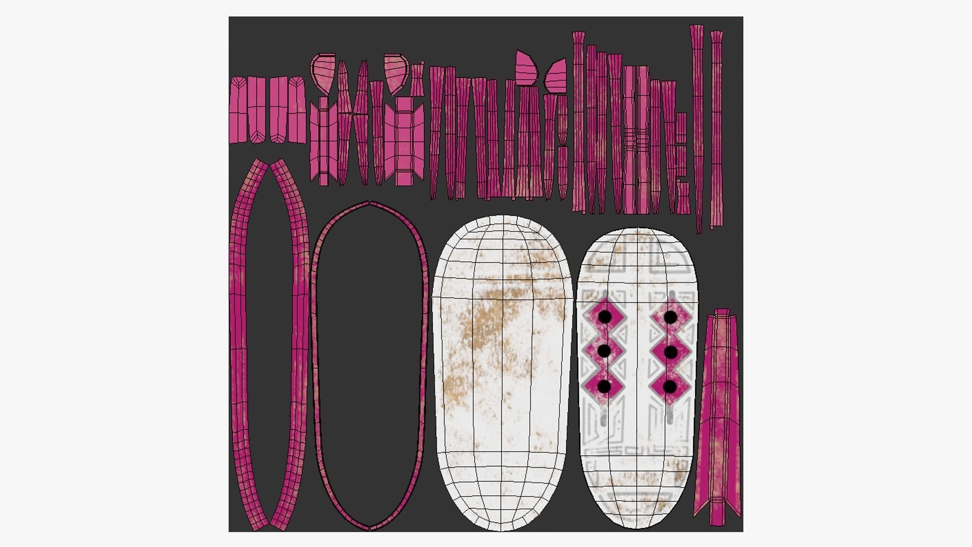 10 Tribal Masks AJ Collection - Costume Character Design _91