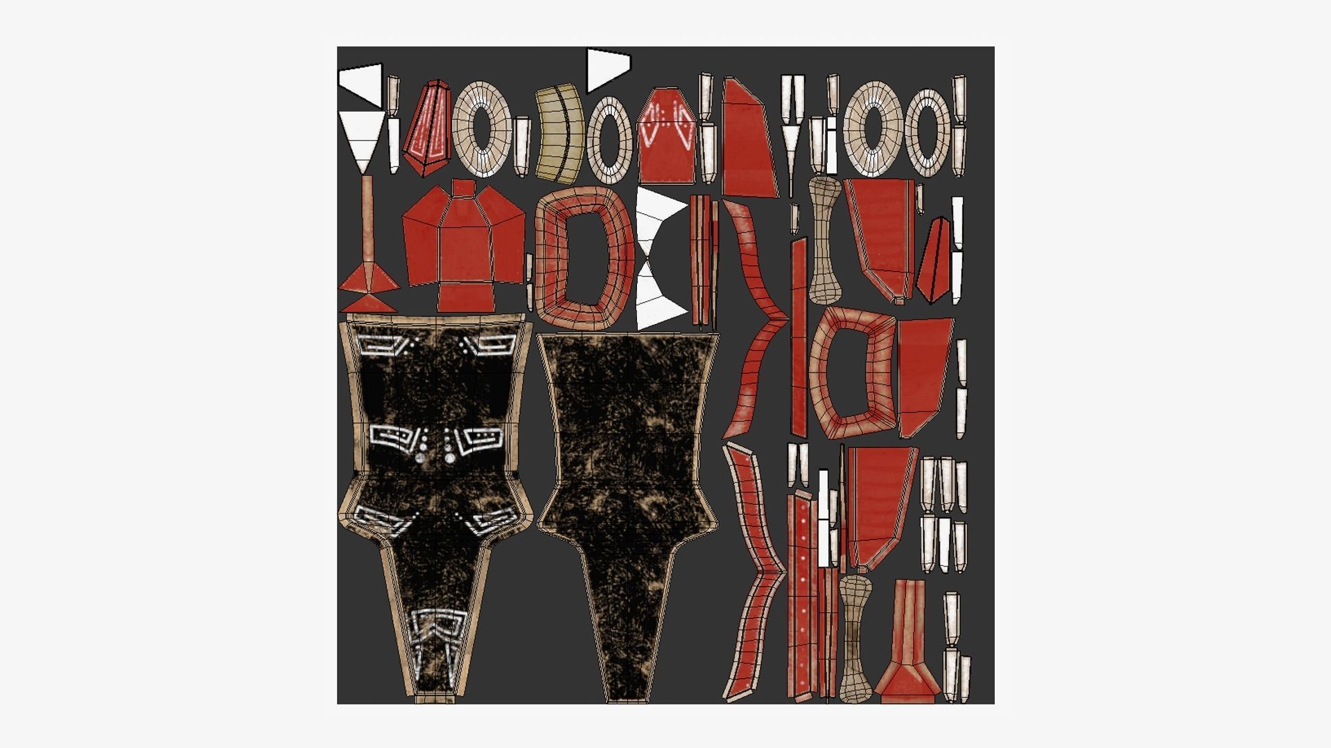 10 Tribal Masks AJ Collection - Costume Character Design _92