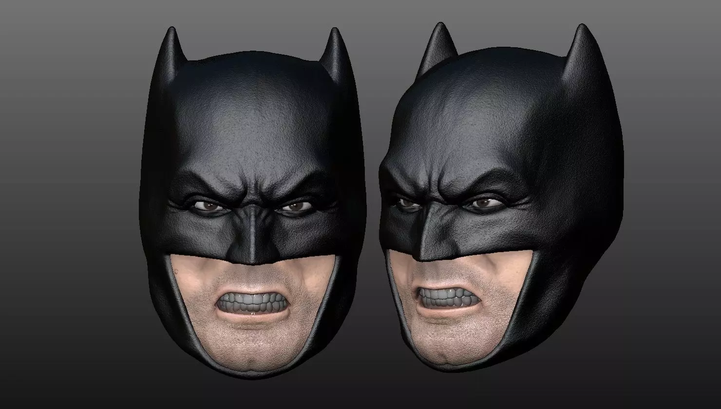 Batman BvS - Headsculpt  3D print model_0