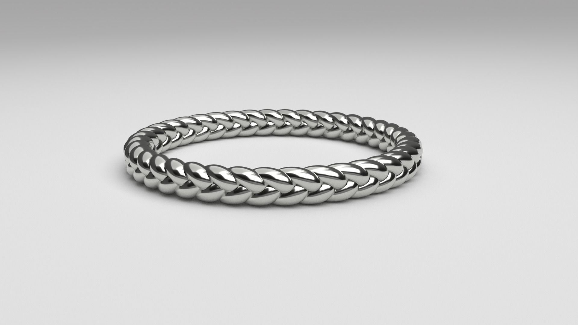 Braided Rings US Sizes 5-9 3D print model_3