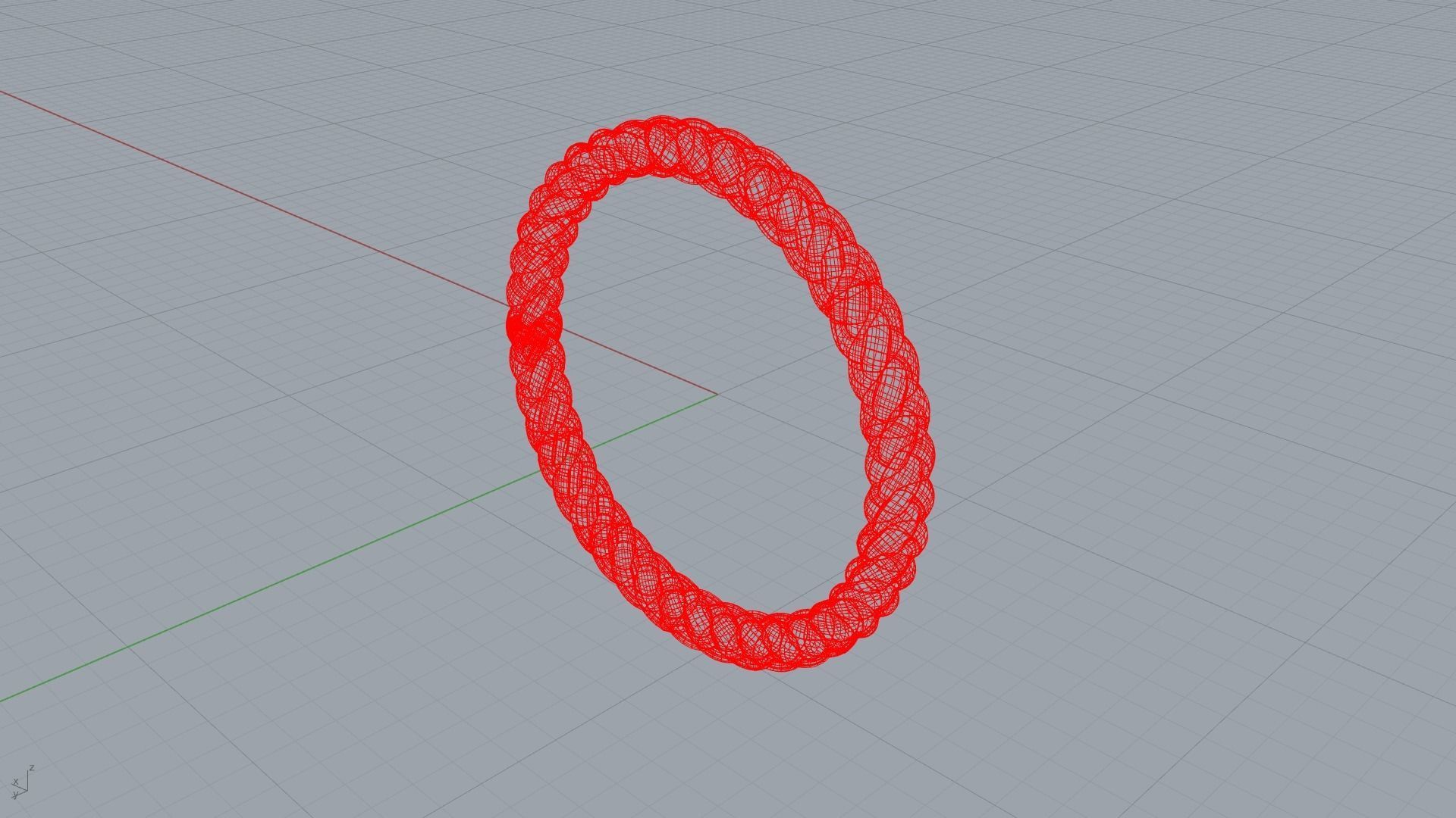 Braided Rings US Sizes 5-9 3D print model_4