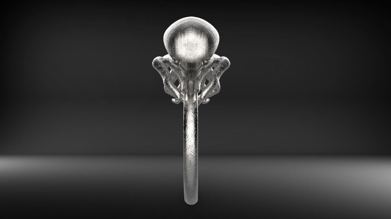Octopus Ring 3D print model_6