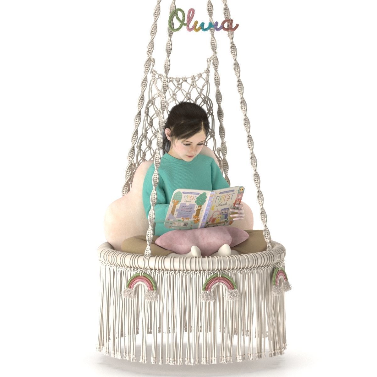 Swing set 02 3D model_1