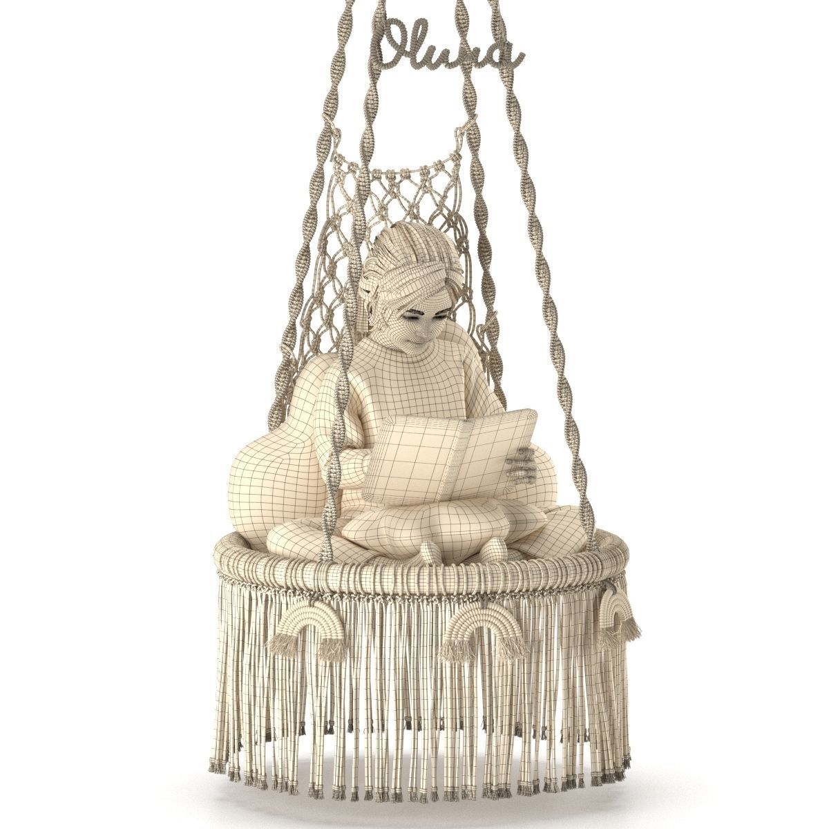 Swing set 02 3D model_6