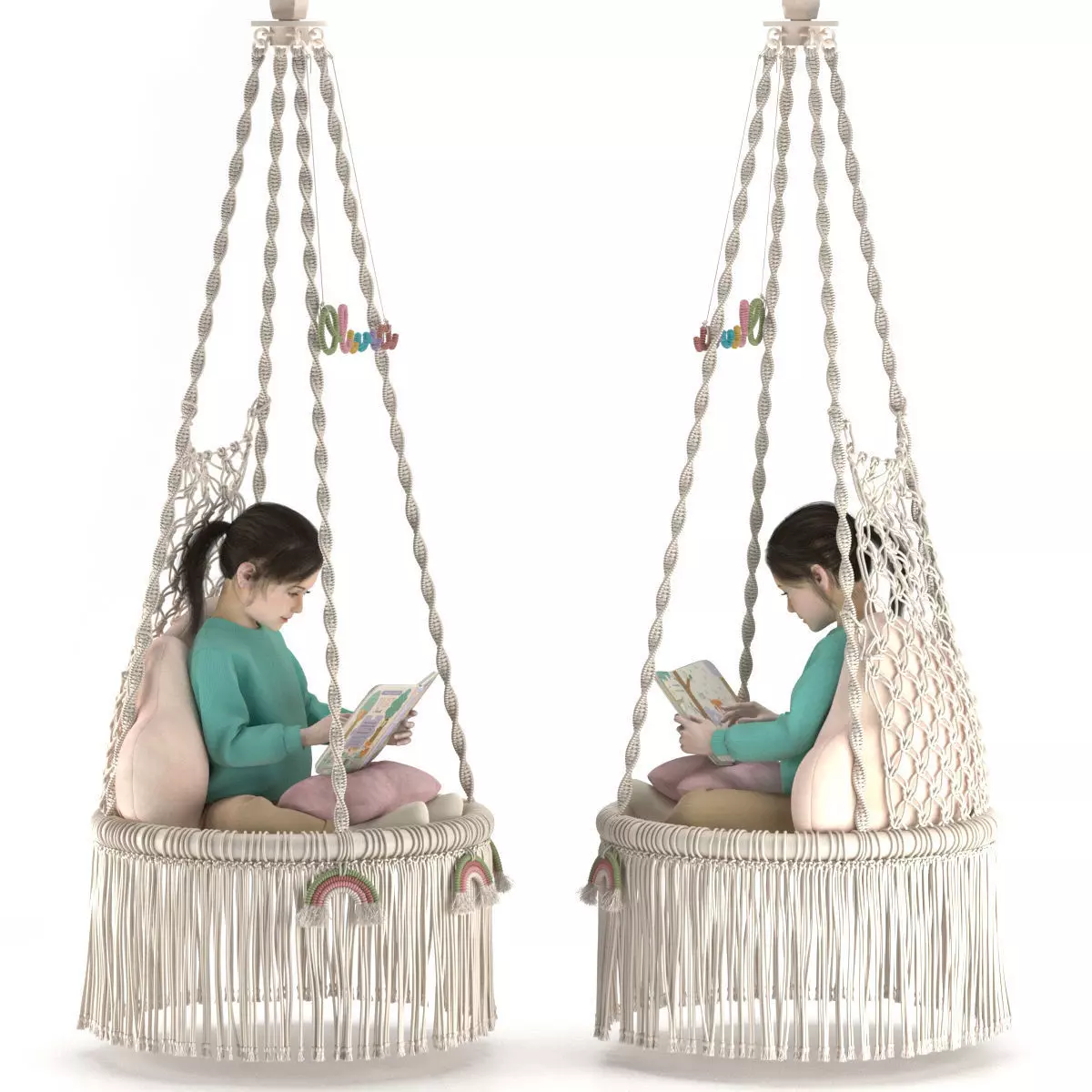 Swing set 02 3D model_0