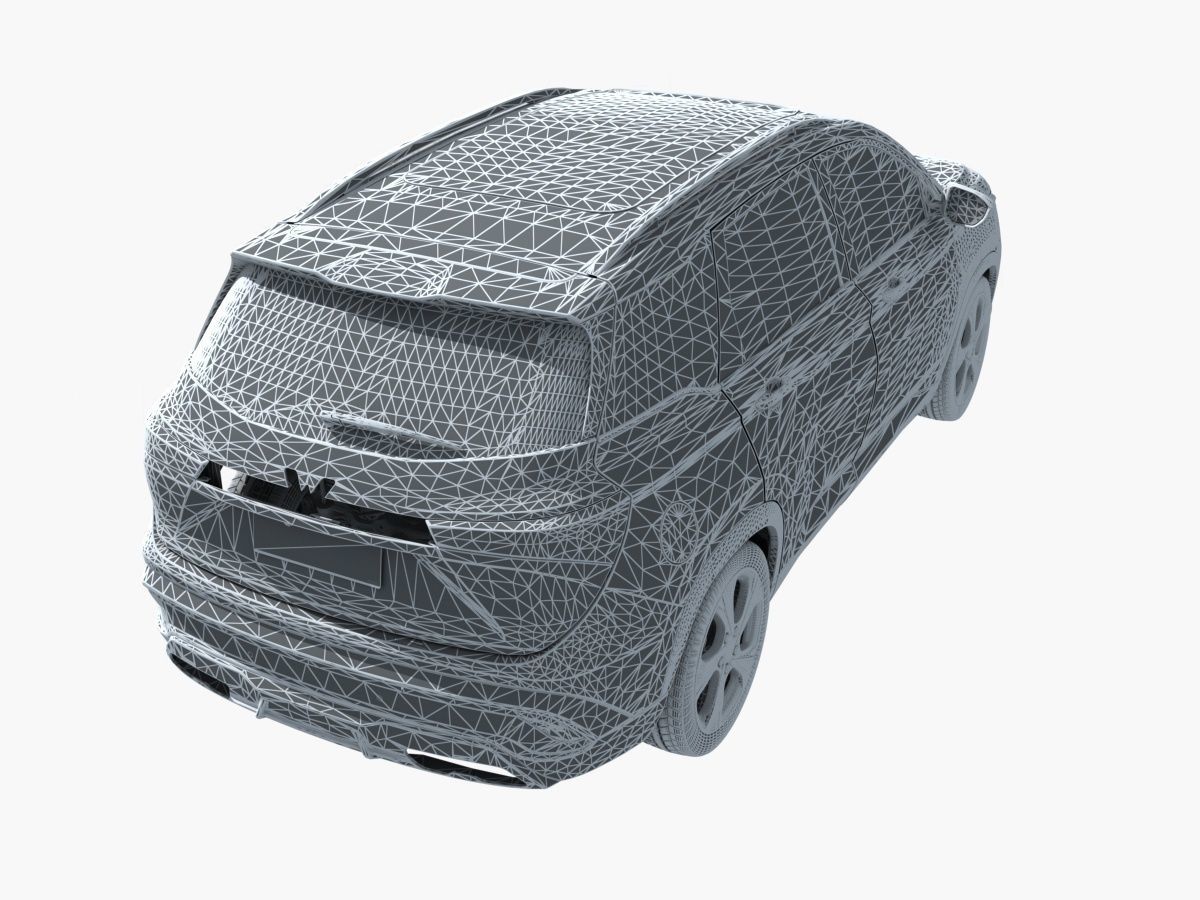 Electric SUV Chassis X-Ray 3D model_7