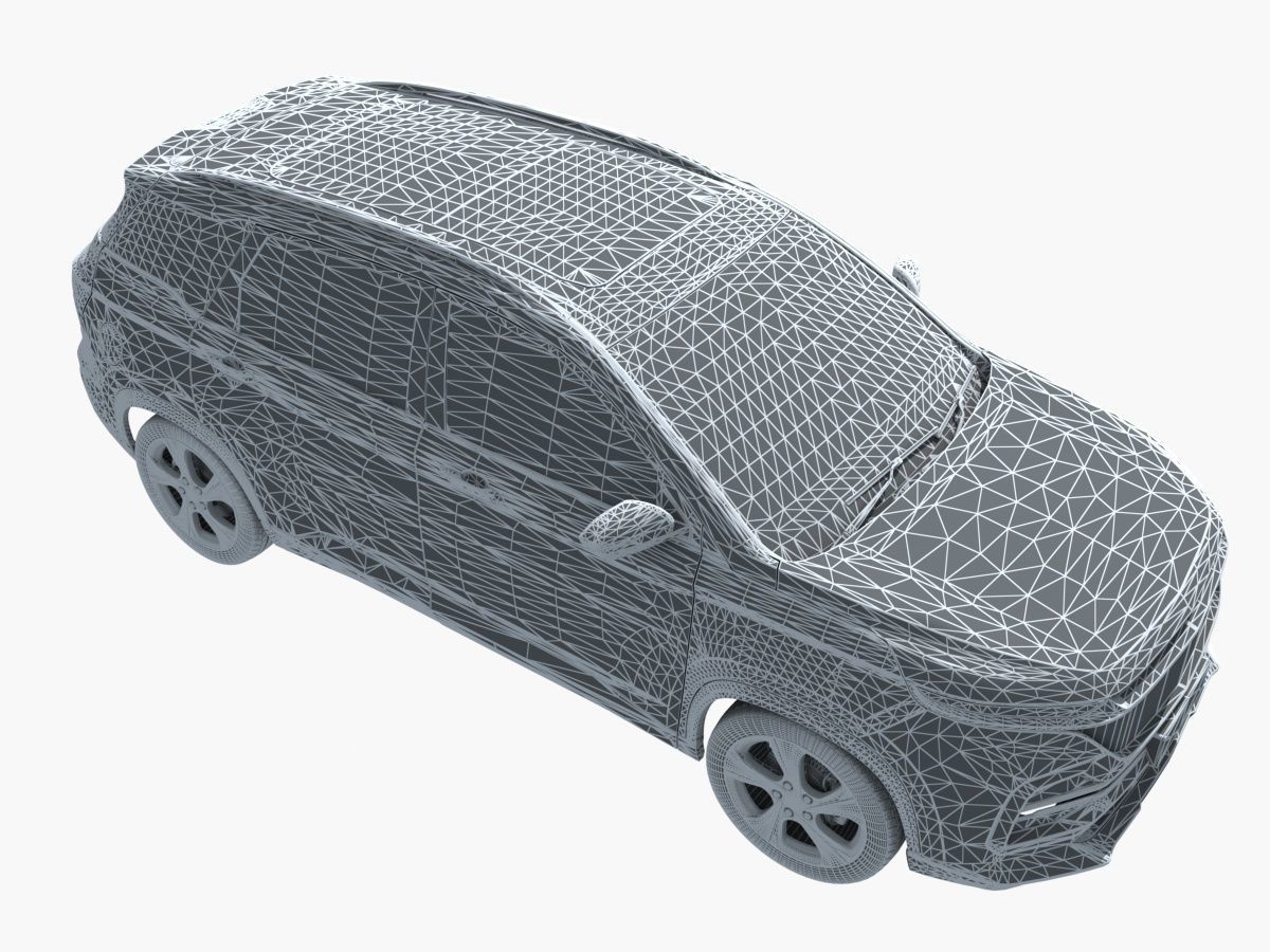 Electric SUV Chassis X-Ray 3D model_5