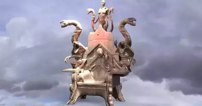 Persian snake Throne 
