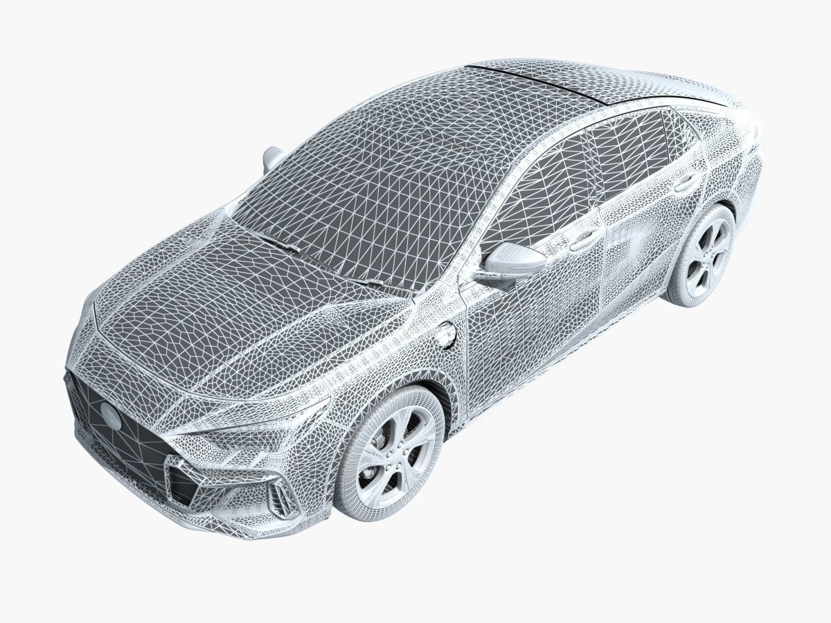 Electric Car Chassis X-Ray and SUV Chassis X-Ray 3D model_11