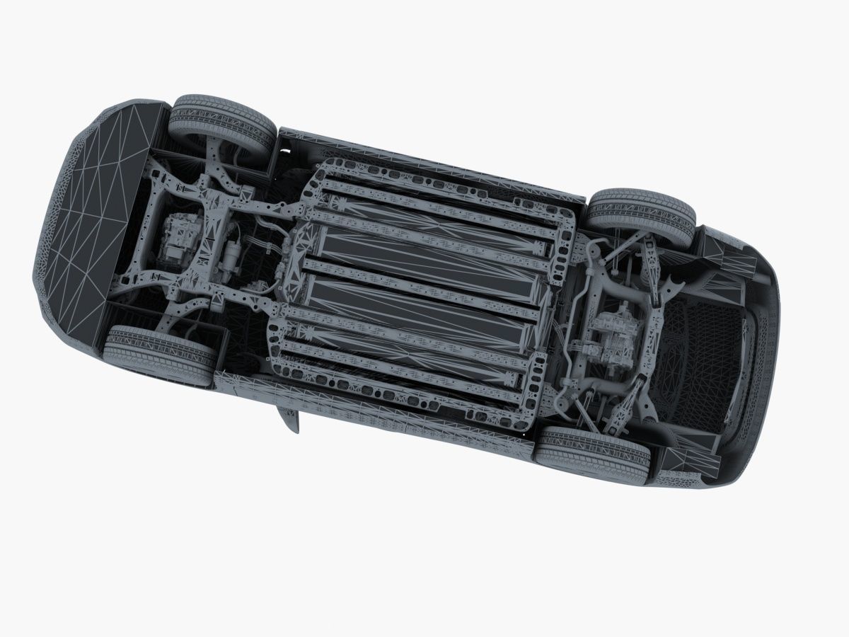 Electric Car Chassis X-Ray and SUV Chassis X-Ray 3D model_15
