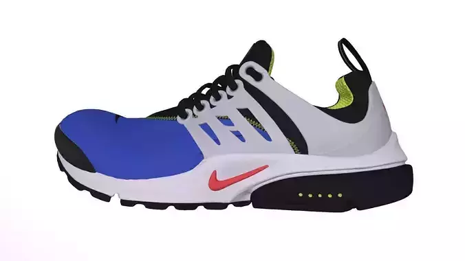 Nike Air Presto Persian Violet Low-poly 3D model