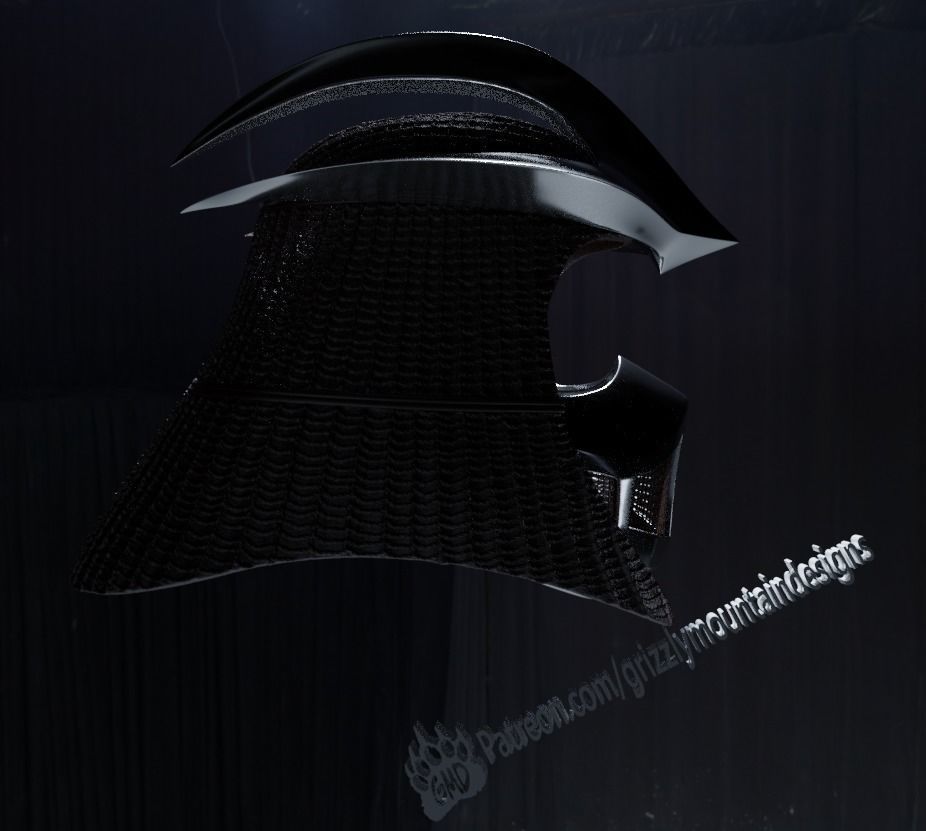 Accurate 1990 TMNT Shredder movie helmet Ninja Turtles 3D print model_2