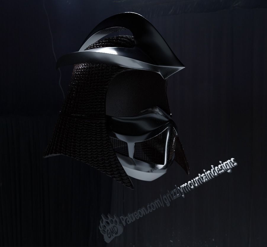 Accurate 1990 TMNT Shredder movie helmet Ninja Turtles 3D print model_10
