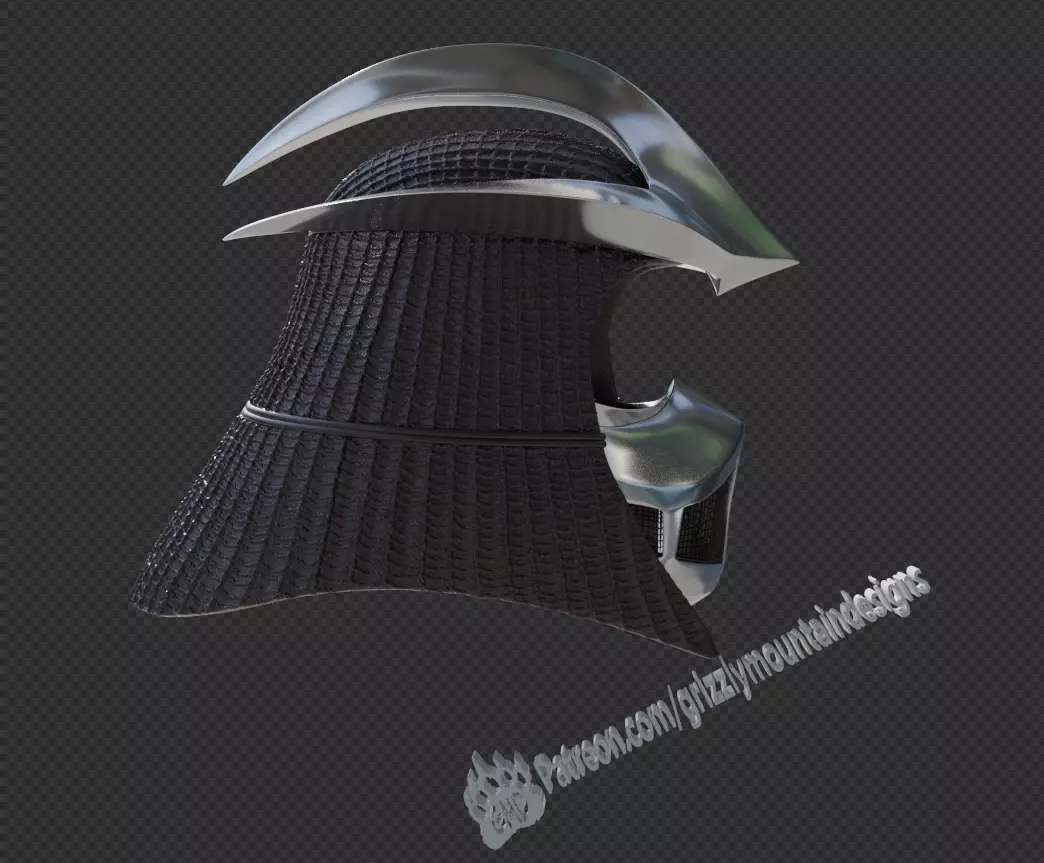 Accurate 1990 TMNT Shredder movie helmet Ninja Turtles 3D print model_0
