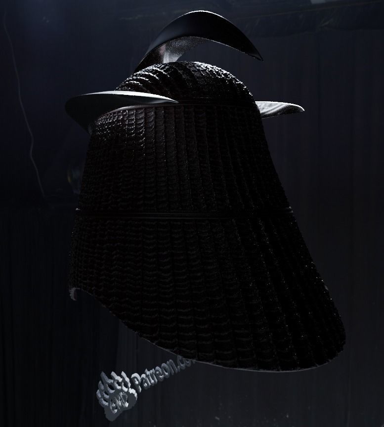 Accurate 1990 TMNT Shredder movie helmet Ninja Turtles 3D print model_7