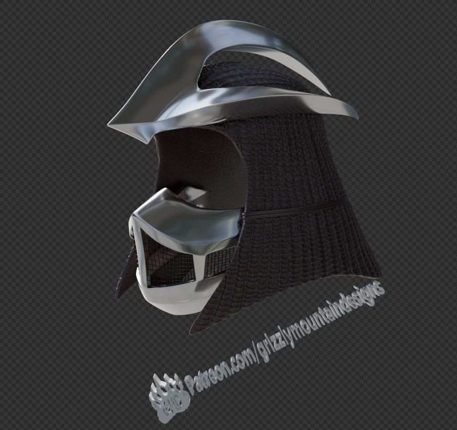 Accurate 1990 TMNT Shredder movie helmet Ninja Turtles 3D print model_9