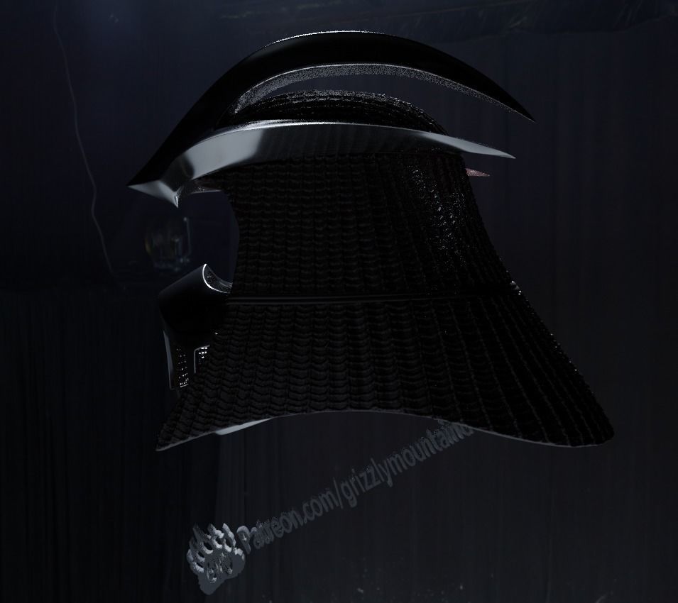 Accurate 1990 TMNT Shredder movie helmet Ninja Turtles 3D print model_6