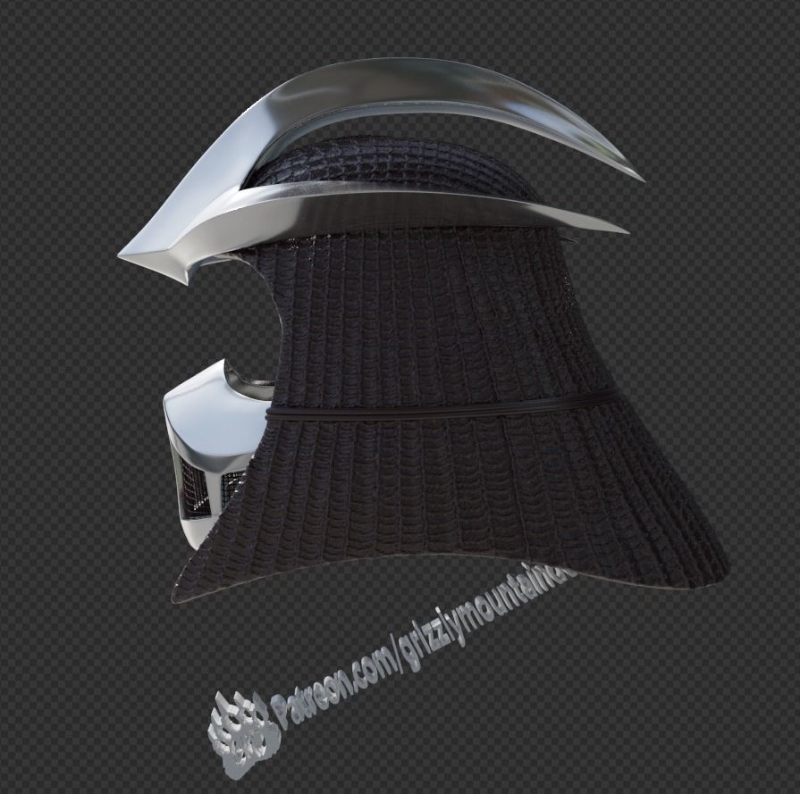 Accurate 1990 TMNT Shredder movie helmet Ninja Turtles 3D print model_4