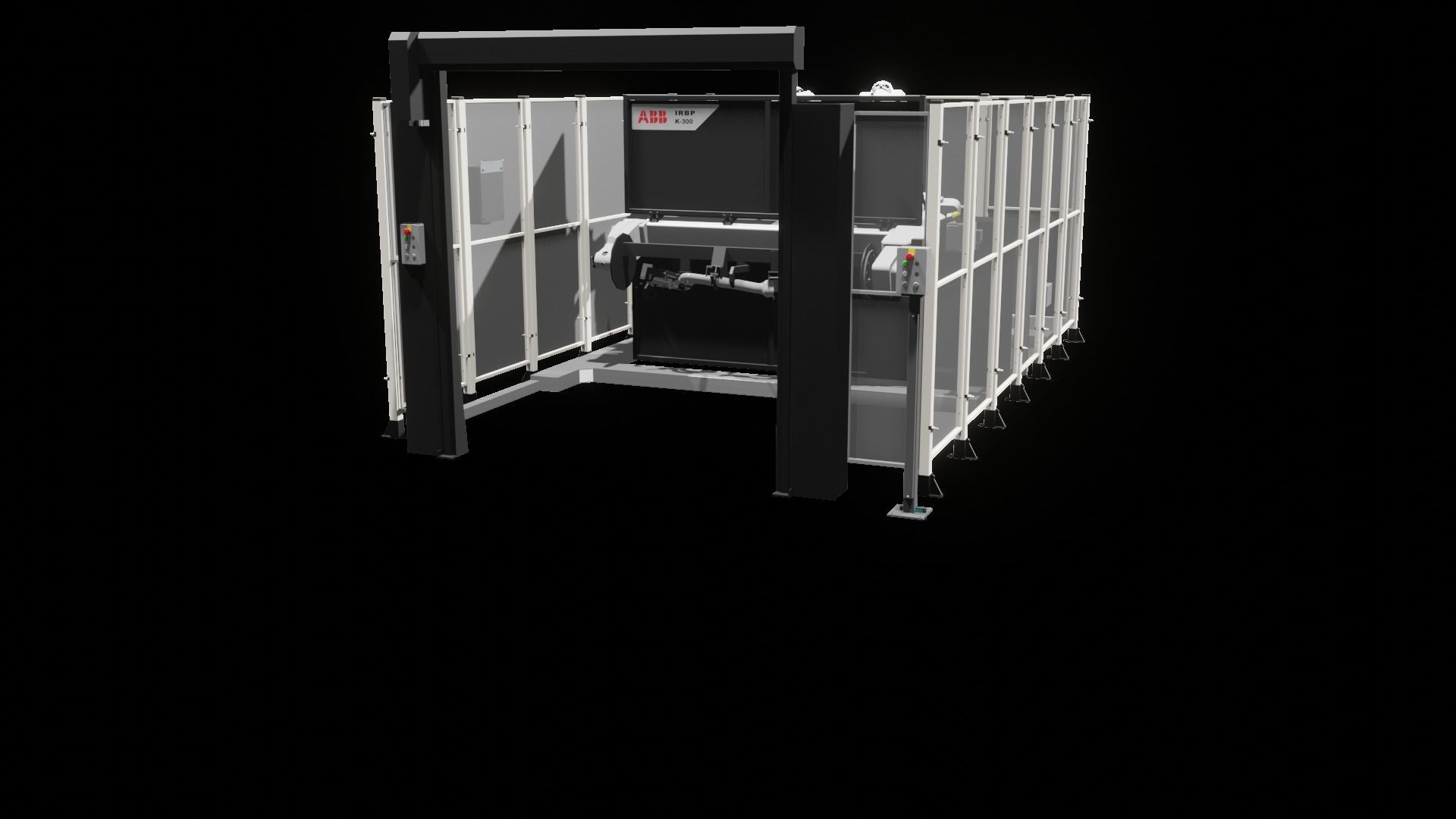 Industrial - FULL Procees 3D Simulation Sport Welding Robot ABB  3D model_14