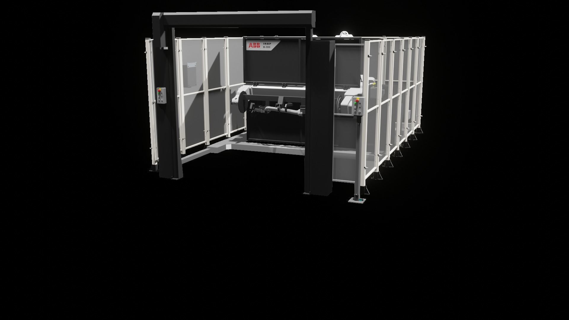 Industrial - FULL Procees 3D Simulation Sport Welding Robot ABB  3D model_13